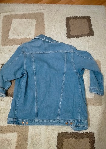 38 Beden Düğmeli Mavi LCW Kadın Denim Ceket