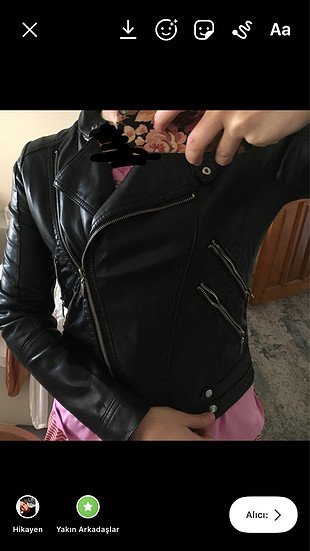 Siyah Deri ceket 