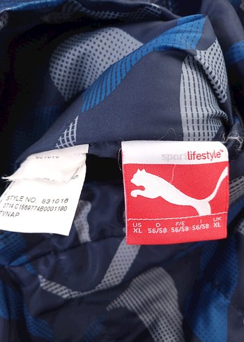 xl Beden mavi Renk Orijinal Puma Bay kaz tuyu cift taraflı