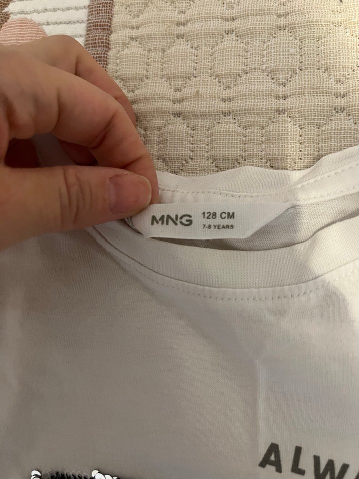 Baskılı Beyaz erkek Çocuk Tişörtü - Görsel 3