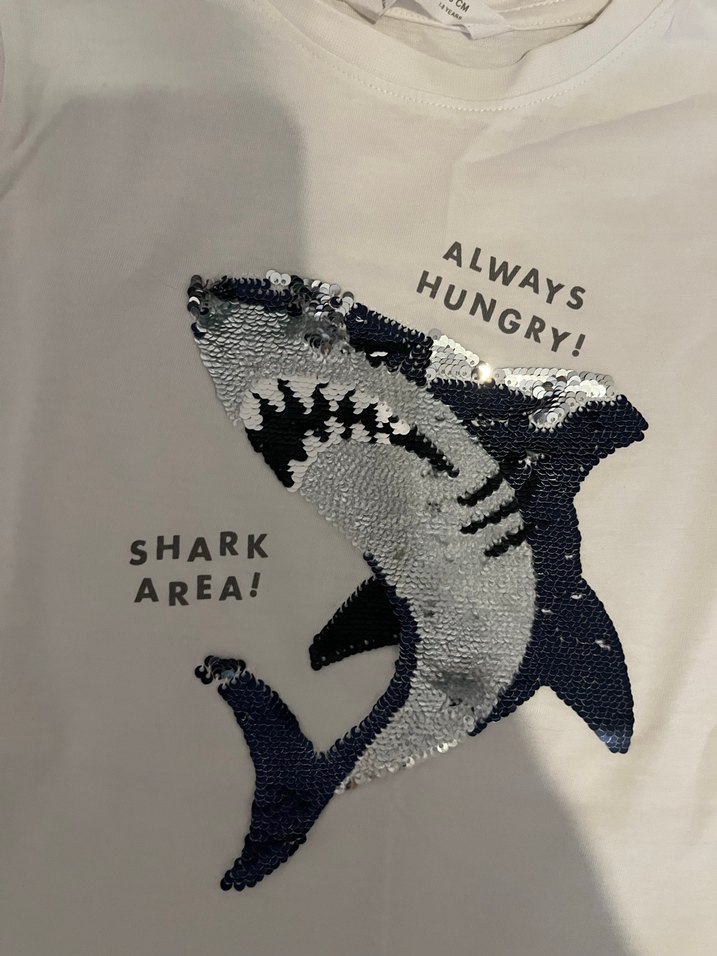 Baskılı Beyaz erkek Çocuk Tişörtü - Görsel 2