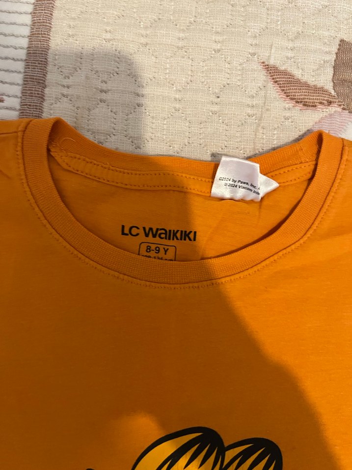 Turuncu Garfield Baskılı Erkek çocuj Tişört - Görsel 2