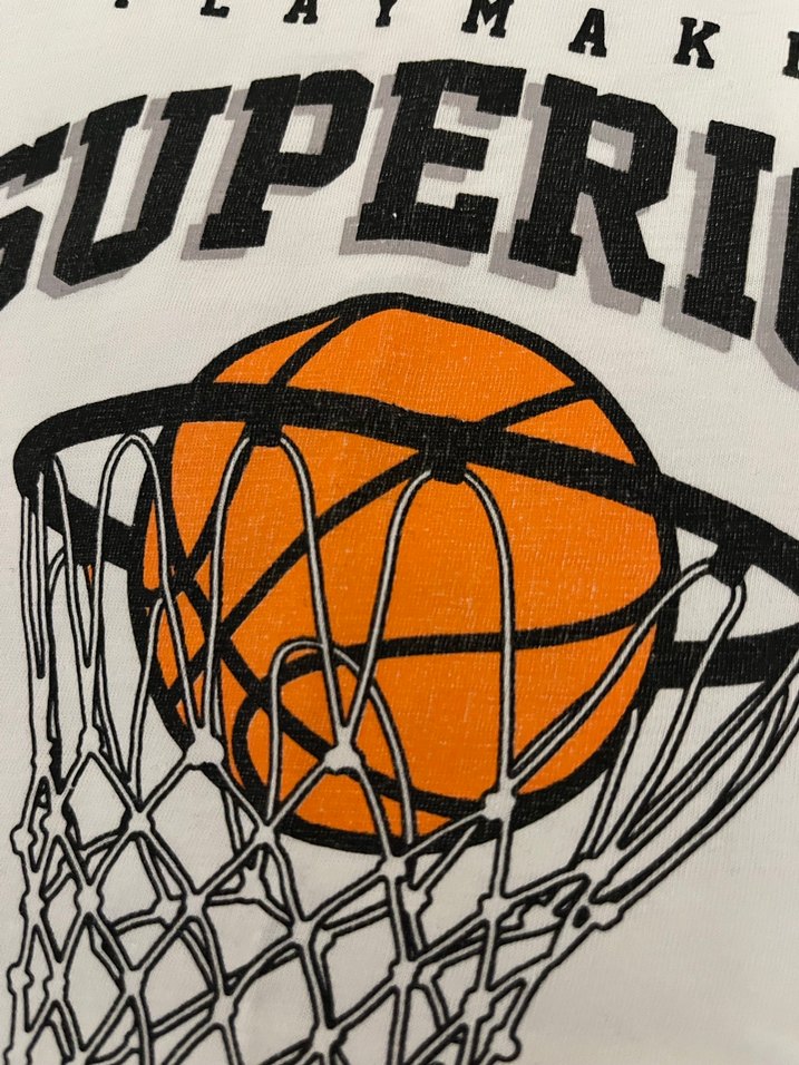 Beyaz Baskılı Pamuklu Erkek çocuk Tişört - Görsel 3