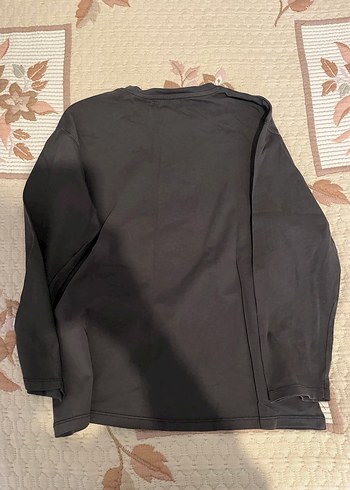 Erkek Çocuk Uzun Kollu Payetli Gri Tişört - Görsel 6