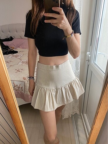 s Beden ten rengi Renk Zara şort etek