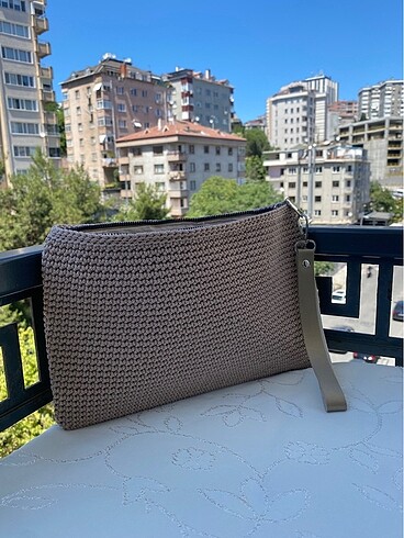 Diğer Örgü clutch çanta