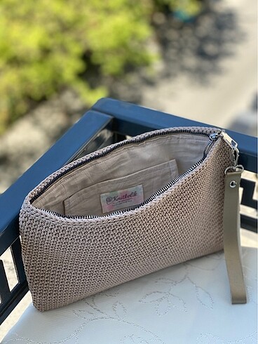  Beden çeşitli Renk Örgü clutch çanta