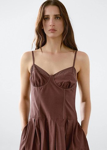 s Beden Massimo Dutti Poplin Elbise