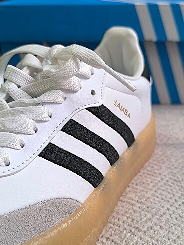 Adidas Adidas samba siyah beyaz şeffaf platform taban