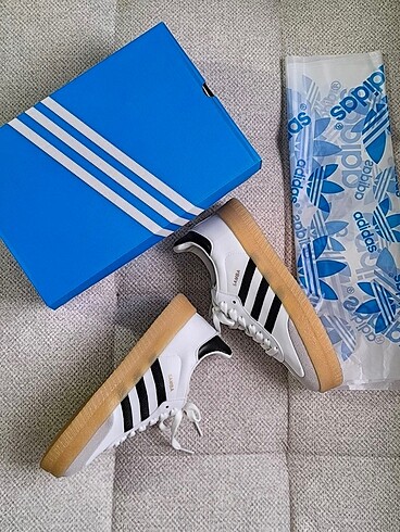 38 Beden beyaz Renk Adidas samba siyah beyaz şeffaf platform taban