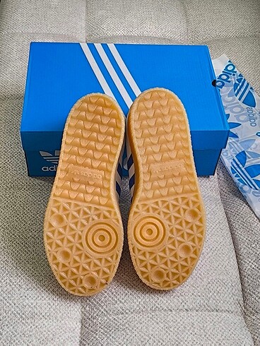 39 Beden Adidas samba mavi beyaz şeffaf platform taban