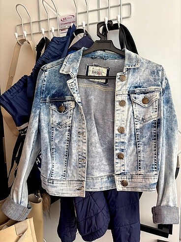 Crop kot ceket