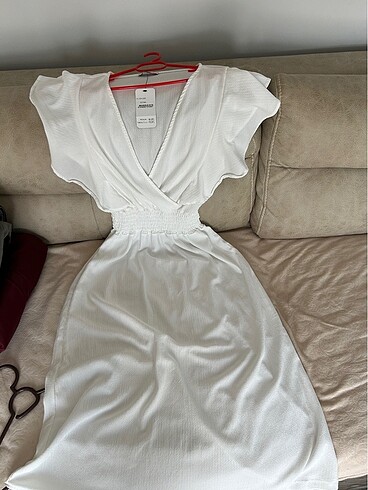 Beyaz salaş elbise