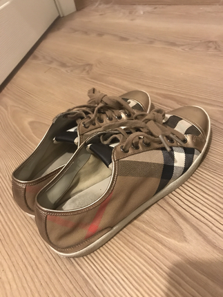 Diğer Burberry Sneakers Vintage Check Gold