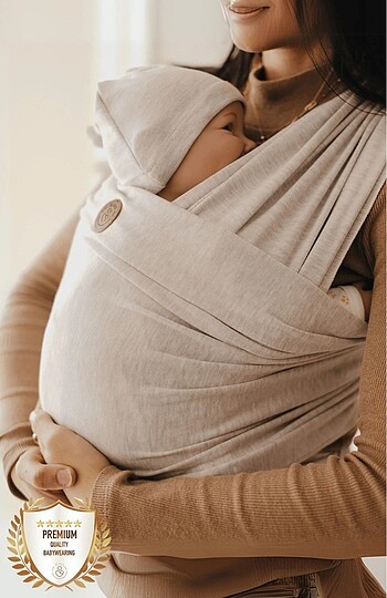 İlays Mabel Premium Esnek Wrap Sling Kanguru Babywearing