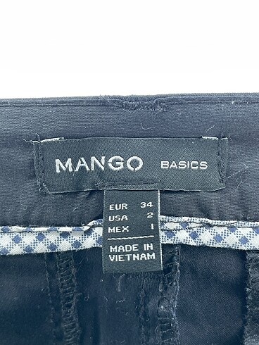 34 Beden siyah Renk Mango Jean / Kot %70 İndirimli.