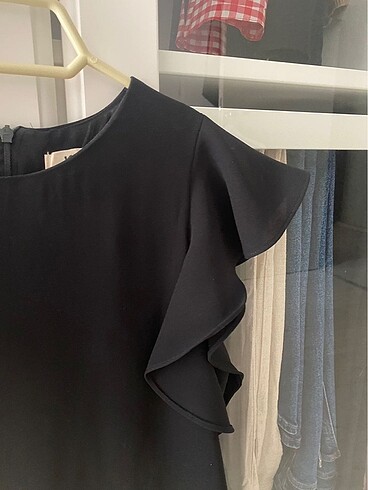 Siyah kısa elbise - Görsel 3