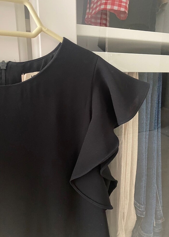 Siyah kısa elbise - Görsel 3