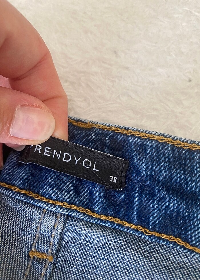 Jean şort - Görsel 2