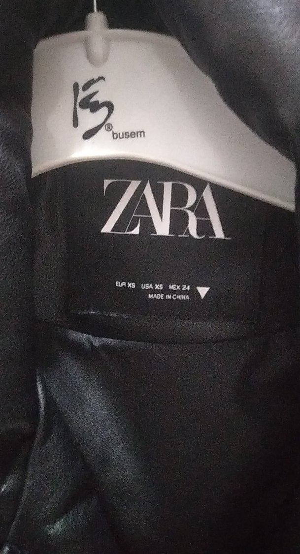 Siyah Deri Biker Ceket - Görsel 4