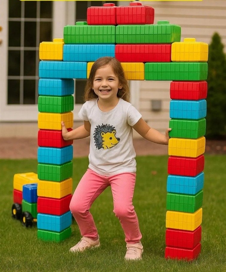 büyük Renkli Lego Blokları Seti - Görsel 2