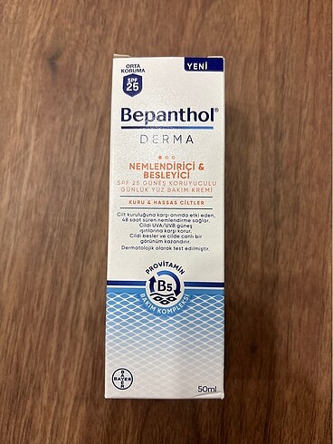 Bepanthol Nemlendirici Gunes kremi