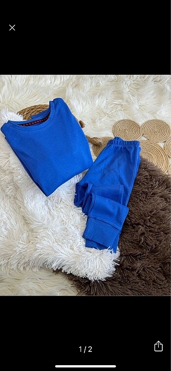 Zara Lisanslı pijama takımı mavi renk