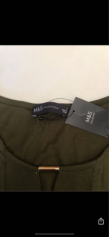 s Beden haki Renk Marks and Spencer haki renk tunik
