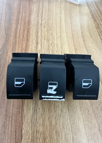 GOLF 5-CADDY-TOURAN TEKLİ CAM AÇMA TUŞU DÜĞMESİ - Görsel 3