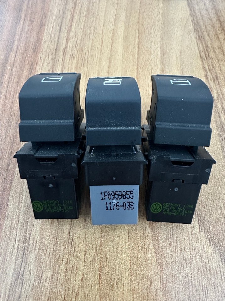 GOLF 5-CADDY-TOURAN TEKLİ CAM AÇMA TUŞU DÜĞMESİ - Görsel 5