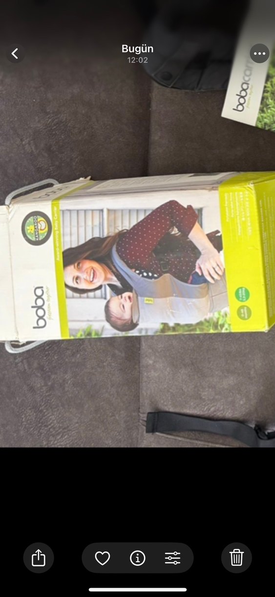 Boba kanguru yeşil eğlenceli desenli - Görsel 3