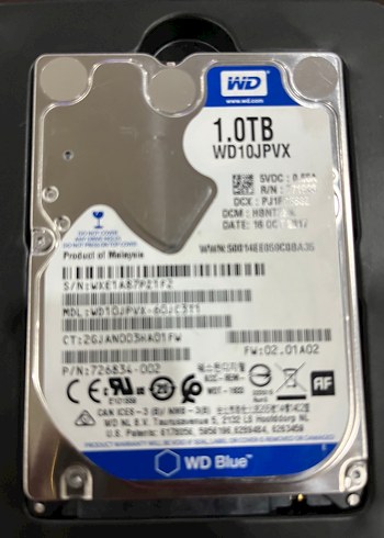 WD Blue 1TB Dahili Sabit Disk