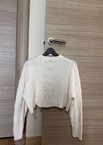 Bershka Kadın Crop Kazak - Görsel 5