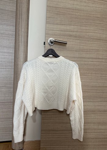 Bershka Kadın Crop Kazak - Görsel 6