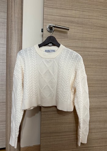 Bershka Kadın Crop Kazak - Görsel 2