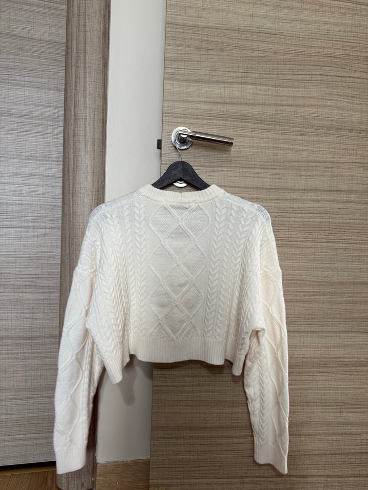 Bershka Kadın Crop Kazak - Görsel 5