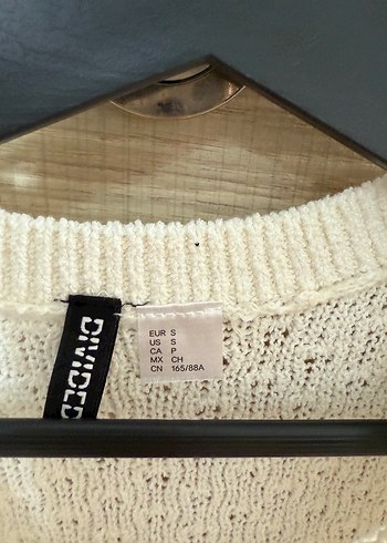 H&M Kısa Kollu Örgü Kazak - Görsel 3