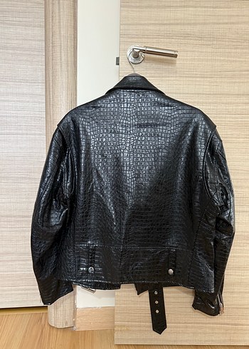 Mango deri ceket - Görsel 5