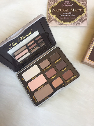 universal Beden çeşitli Renk Too Faced Natural Matte Far Paleti 