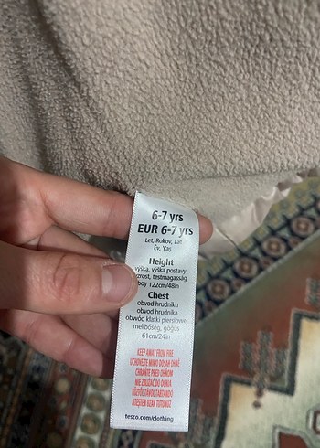 Kız Çocuk Bej Fermuarlı Yelek - Görsel 6