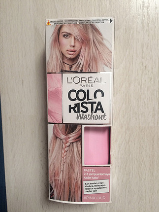 universal Beden Colorista pink hair geçici saç boyası