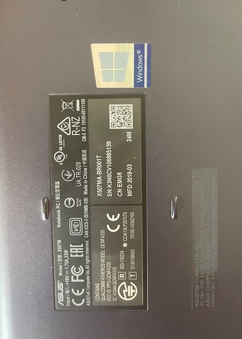 Siyah ASUS Laptop - Görsel 7