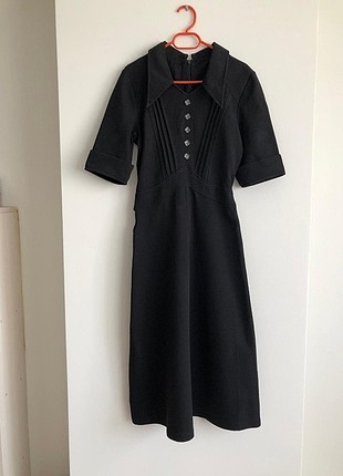 Vintage Siyah Elbise 