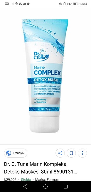detox soyulabilen maske