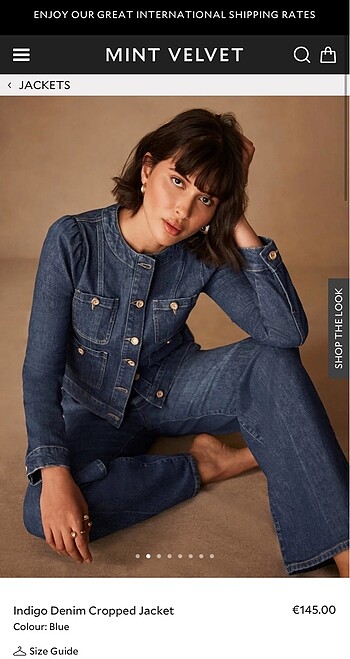 Beymen Mint velvet jean ceket