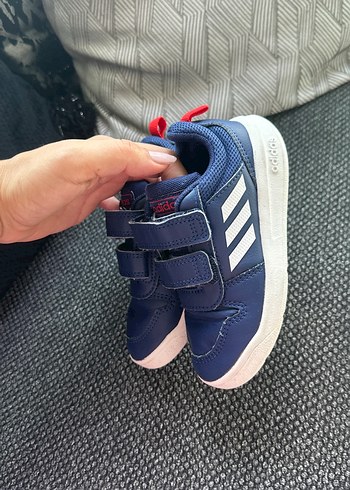 24 Beden Erkek Çocuk Lacivert Spor Ayakkabı Velcro