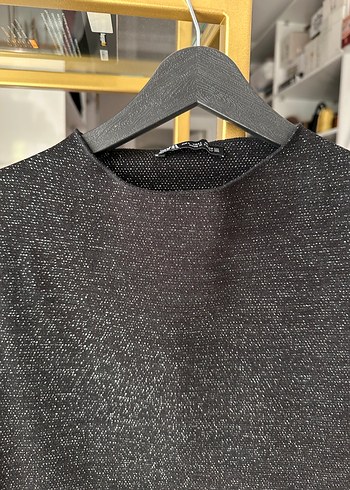 Mini Simli Triko Zara Elbise - Görsel 4