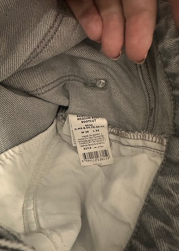 Colins Gri Kadın Denim Pantolon Regular Fit - Görsel 3
