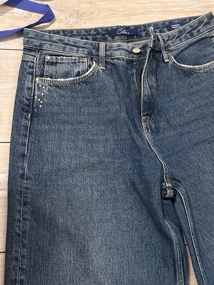 Colins Kadın Lacivert Midi Denim Pantolon - Görsel 2