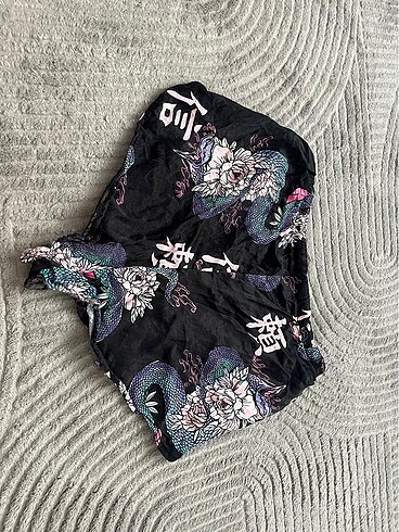 xs Beden siyah Renk Chinese short